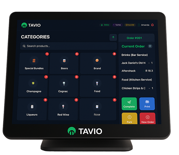 Tavio hardware on the floor